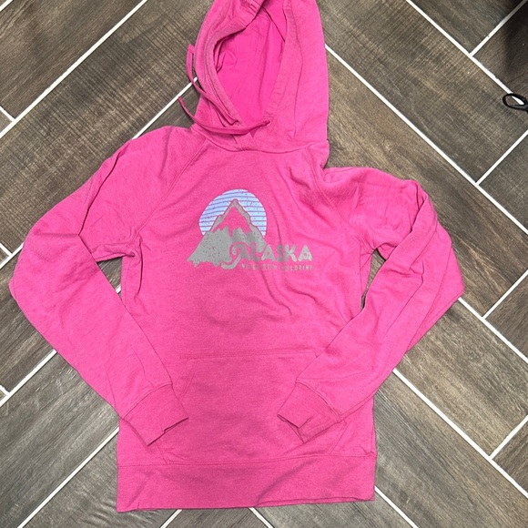 The North Face Alaska Pink Graphic Hoodie - Picture 1 of 5